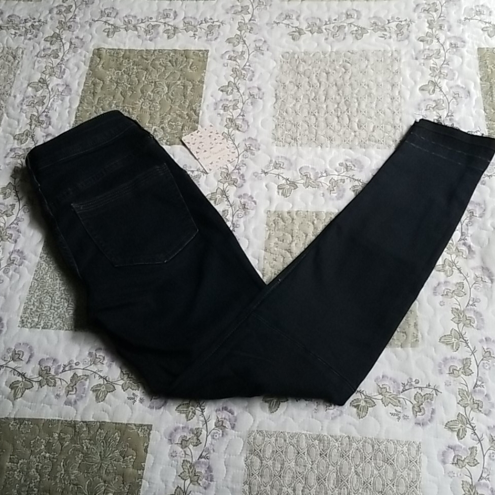 💙HP💙 Free People Ivy Seal Blue Mid-Rise Skinny Jeans 26 - Picture 8 of 16